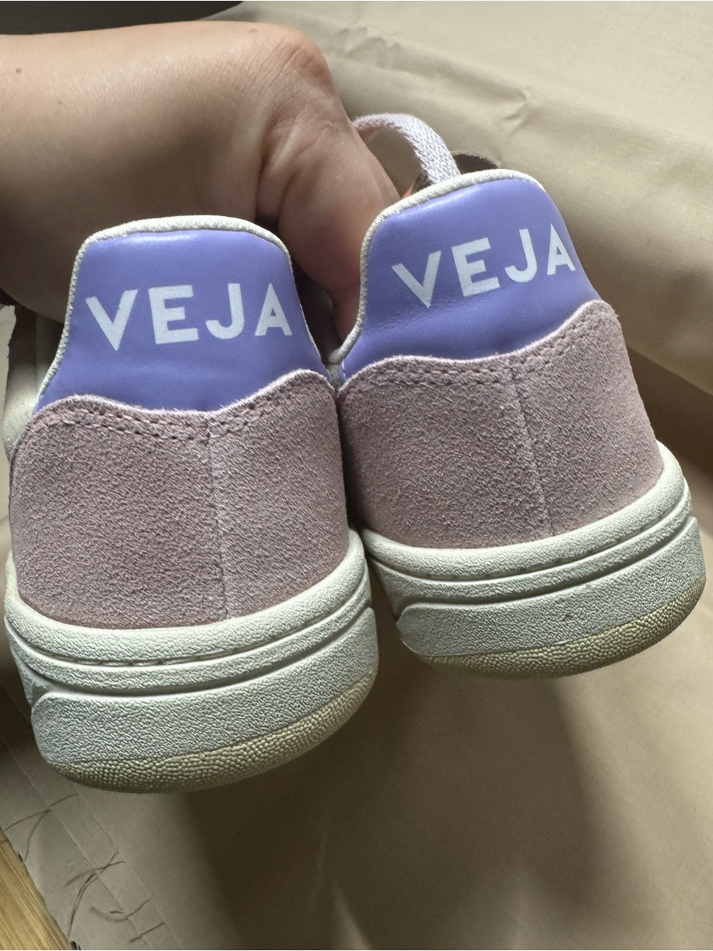 Veja V-10 suede sneakers - Picture 7 of 9